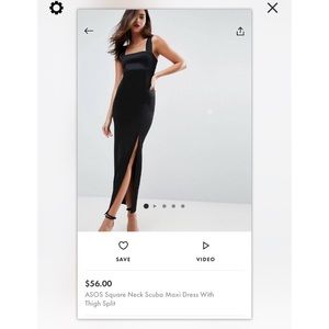 ASOS Black Dress